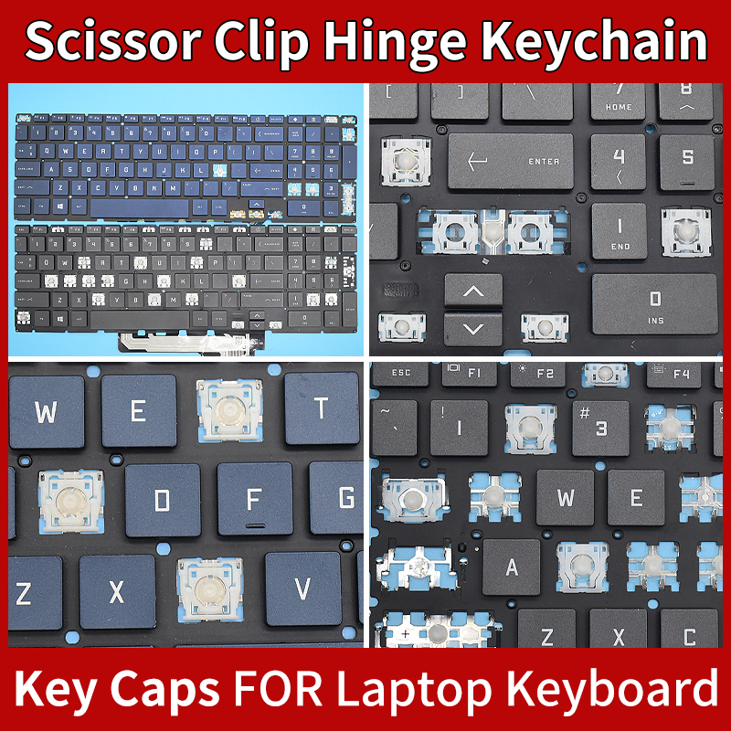 Gaming Keyboard Hp - Replacement Keycap Key Cap&Scissor Clip&Hinge For