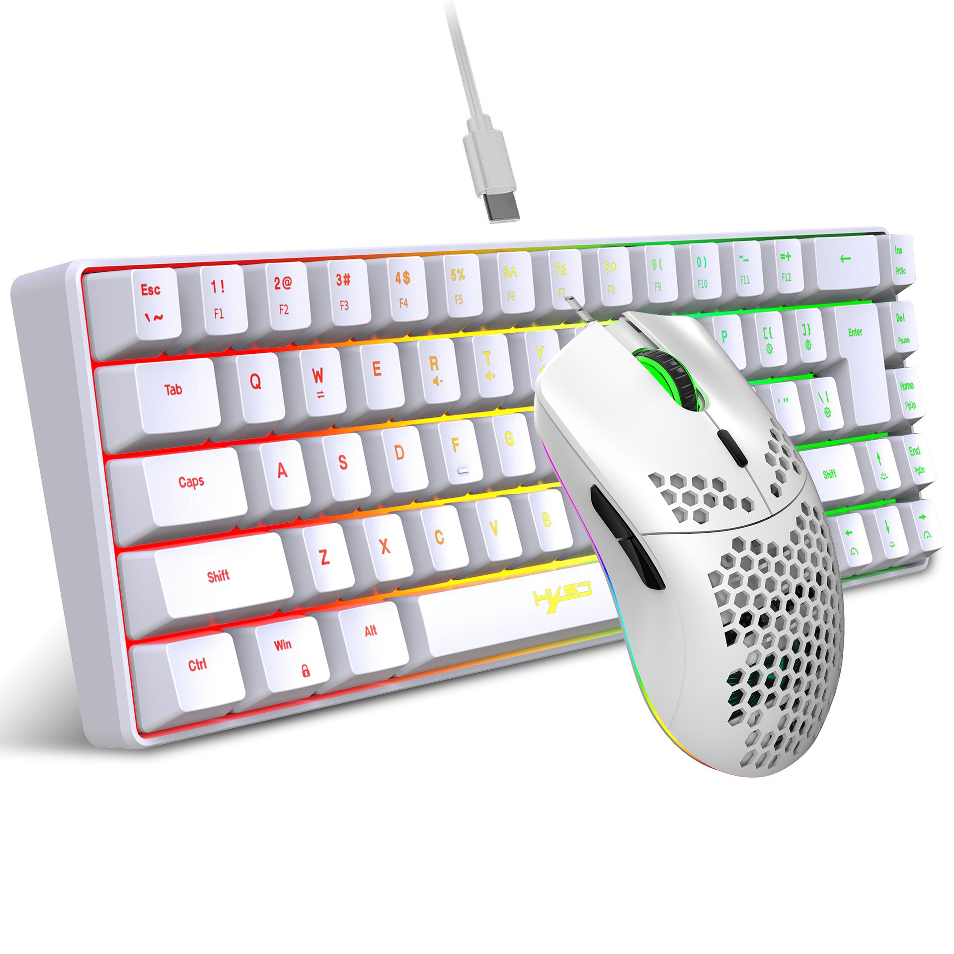 Keyboard and Mouse 68key Wired - Gaming Keyboard Mouse Set recensione e prezzo