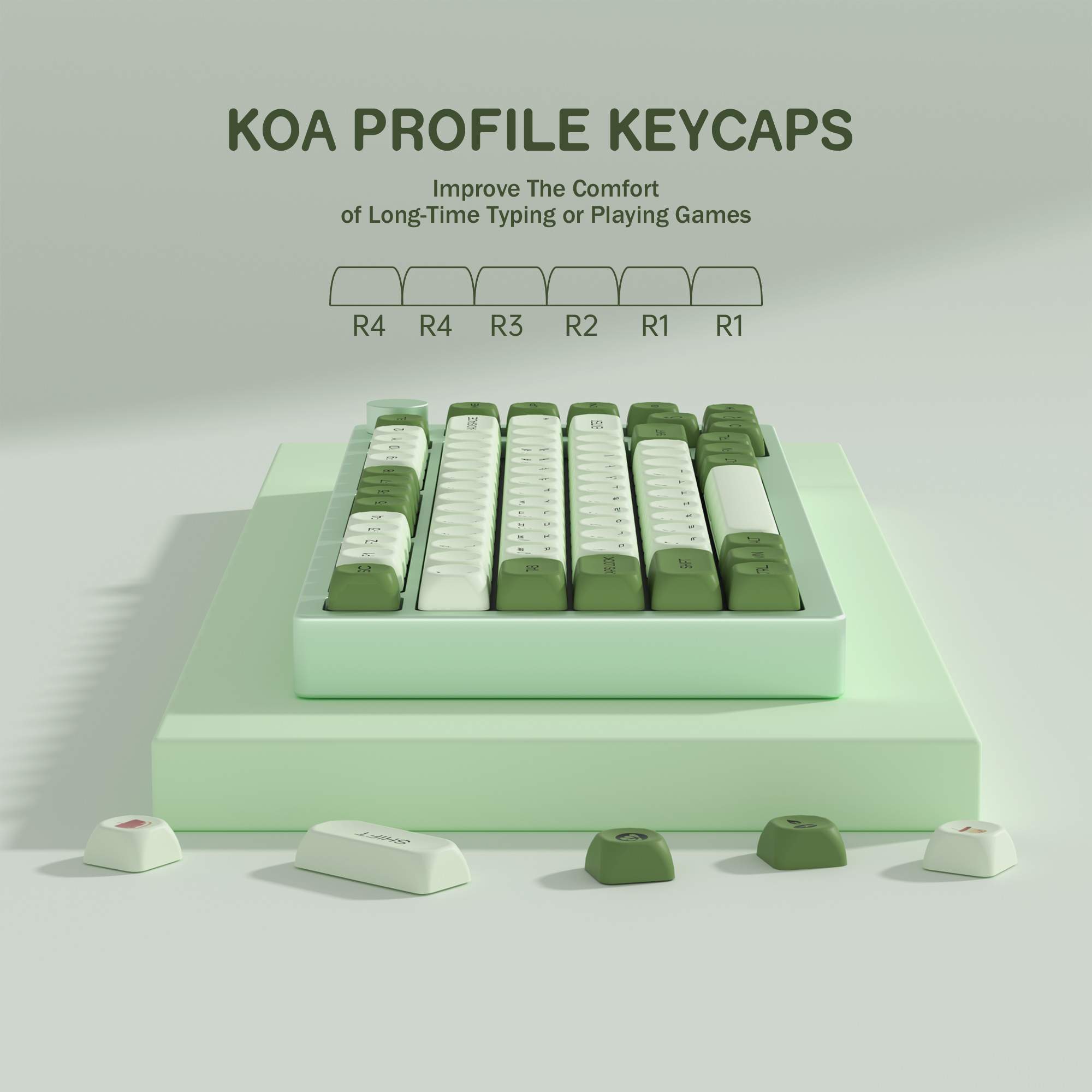 KBDiy Matcha Korean Keycap Gre - Gaming Keyboard No Number Pad recensione e prezzo