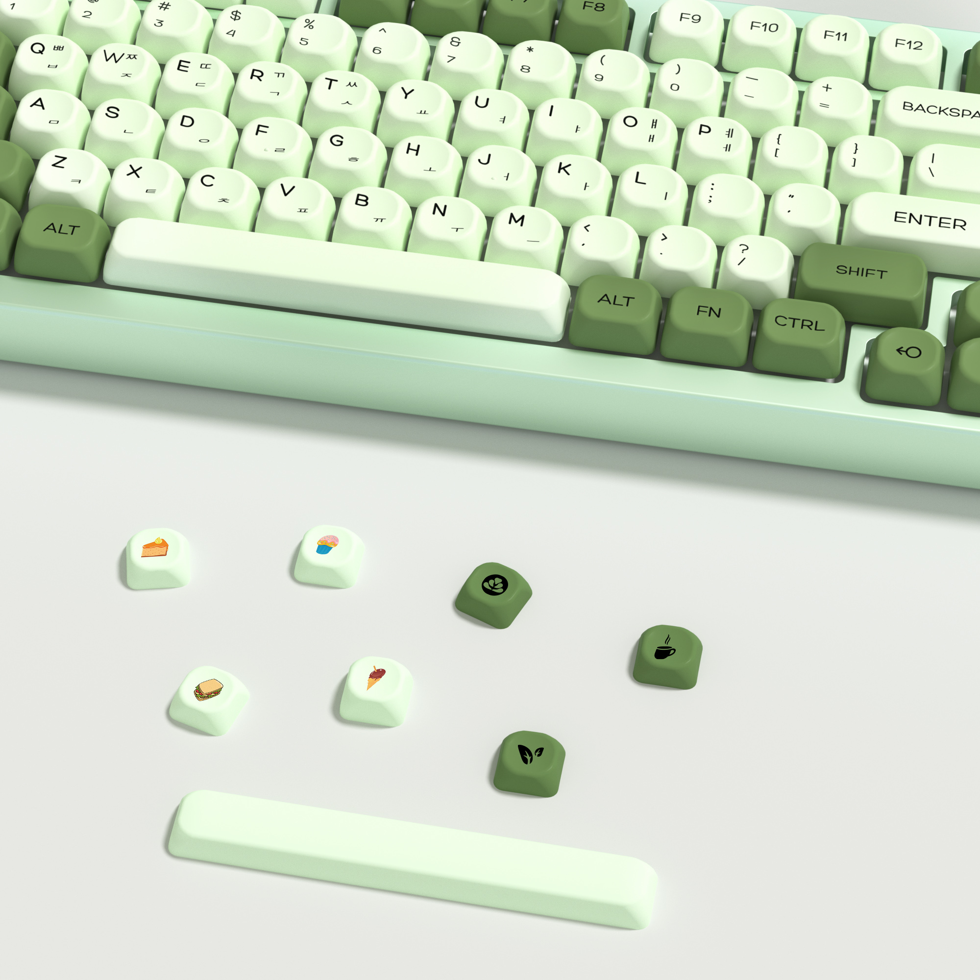 KBDiy Matcha Korean Keycap Gre - Gaming Keyboard No Number Pad recensione e prezzo