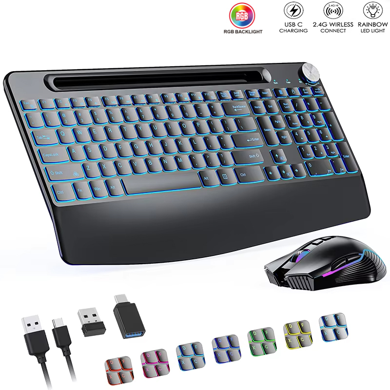 2.4G&Type-C Wireless Keyboard  - Gaming Keyboard Mouse Set recensione e prezzo