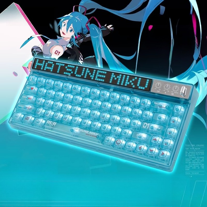 Anime Hatsune Miku Series Mech - Gaming Keyboard Wireless recensione e prezzo