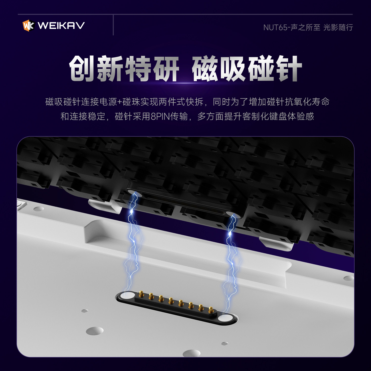New Weikav Nut65 Aluminum Mech - Gaming Keyboard Wireless recensione e prezzo