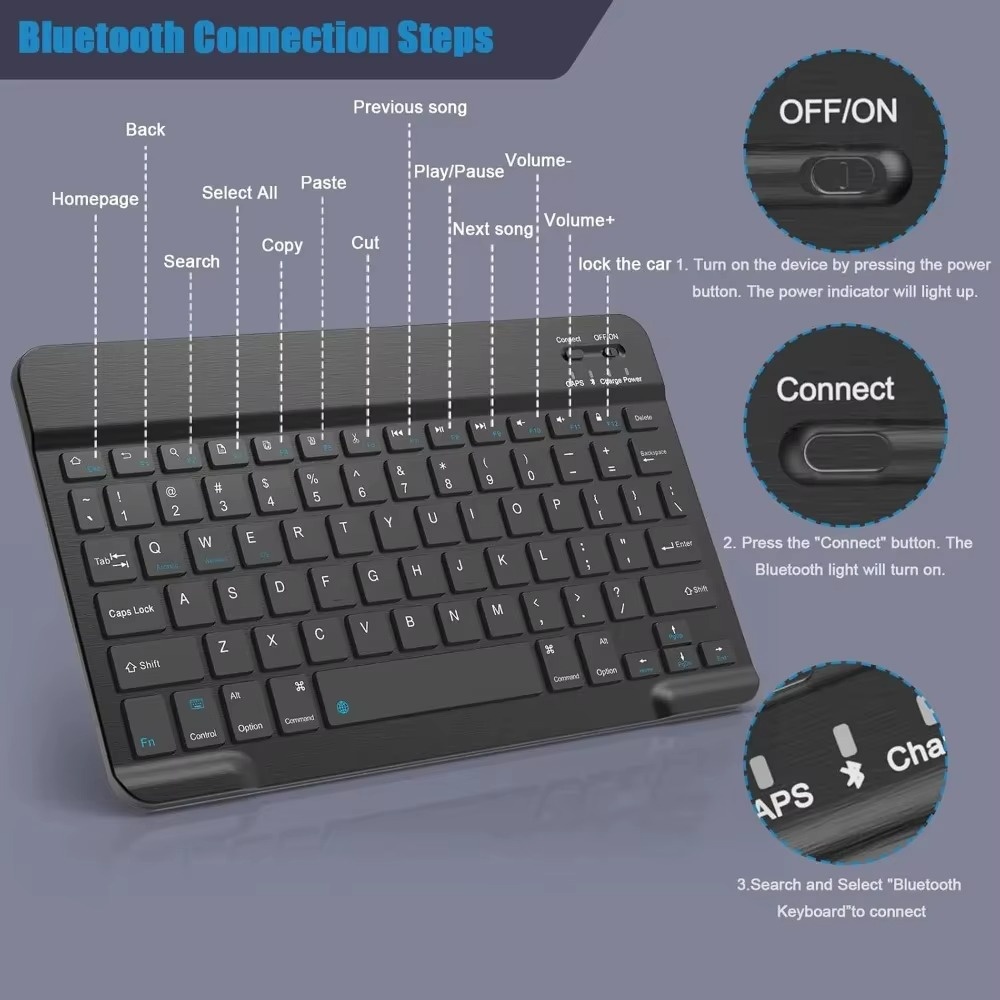 Bluetooth 5.0 Wireless Keyboar - Gaming Keyboard Wireless recensione e prezzo