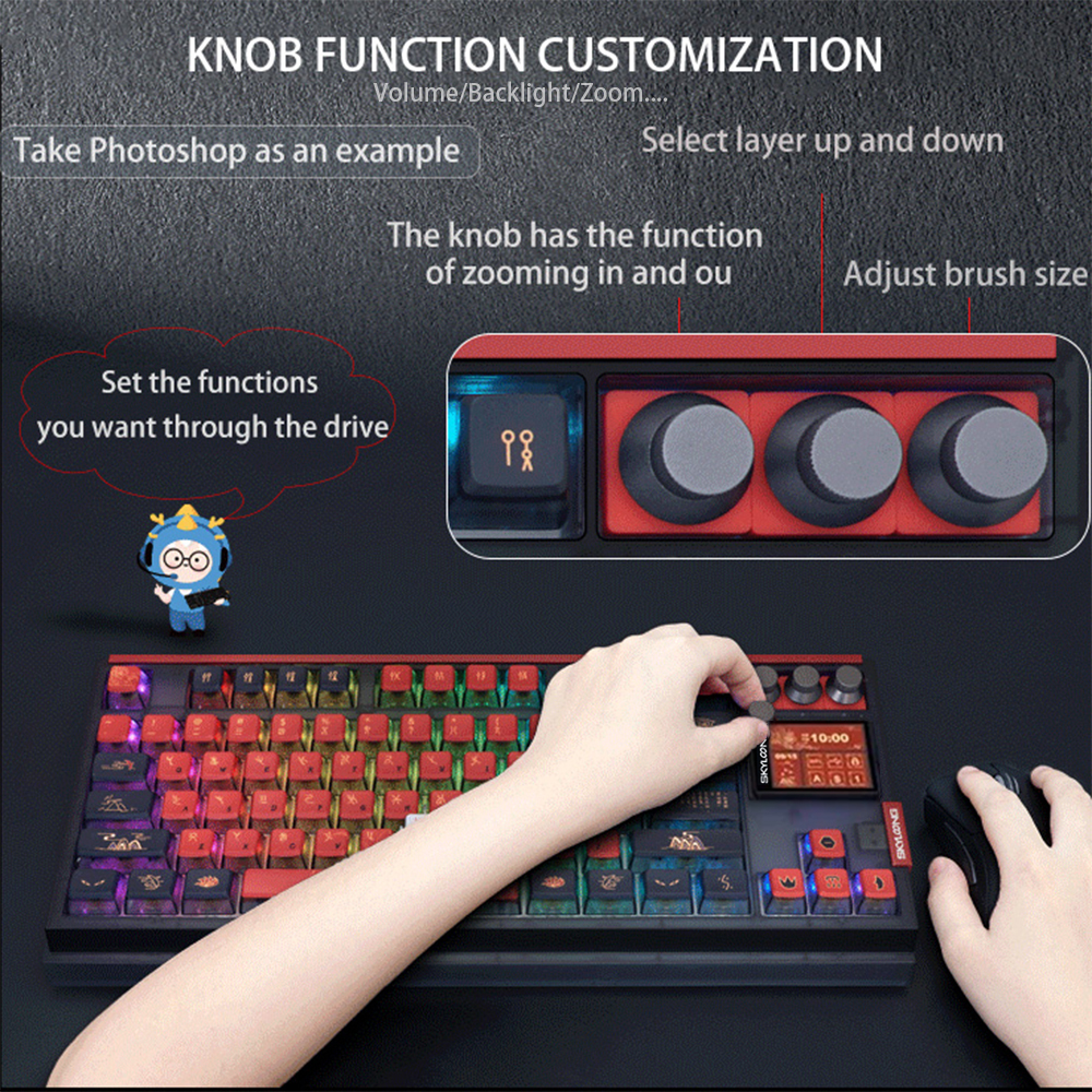 SKYLOONG GK87 Pro Bluetooth Me - Gaming Keyboard No Noise recensione e prezzo