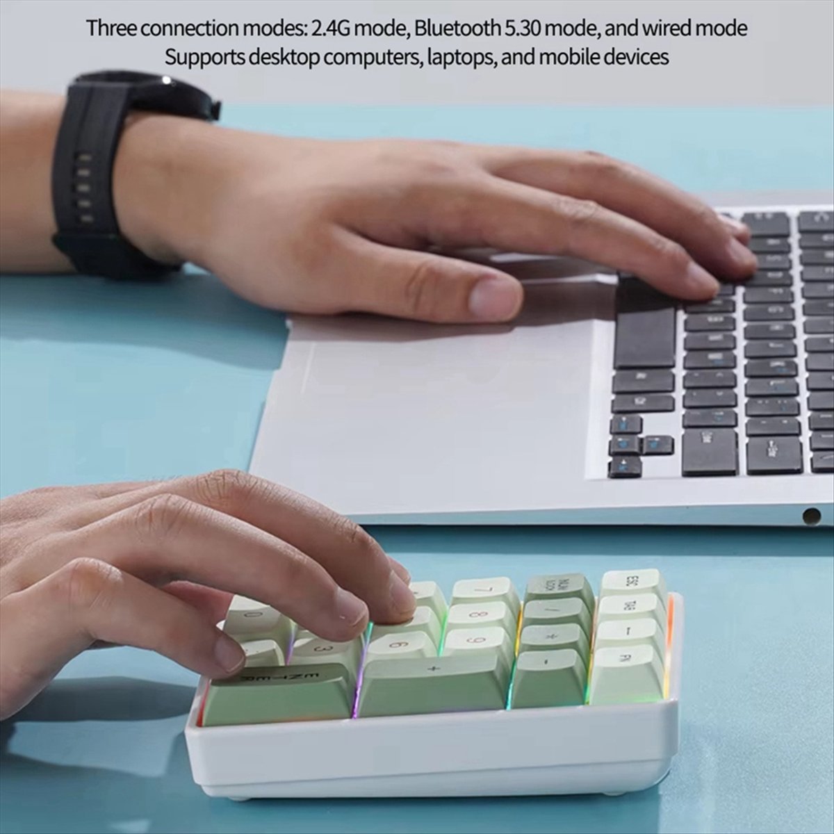 N86R 21Keys Mini Keyboard 2.4G - Gaming Keyboard No Number Pad recensione e prezzo