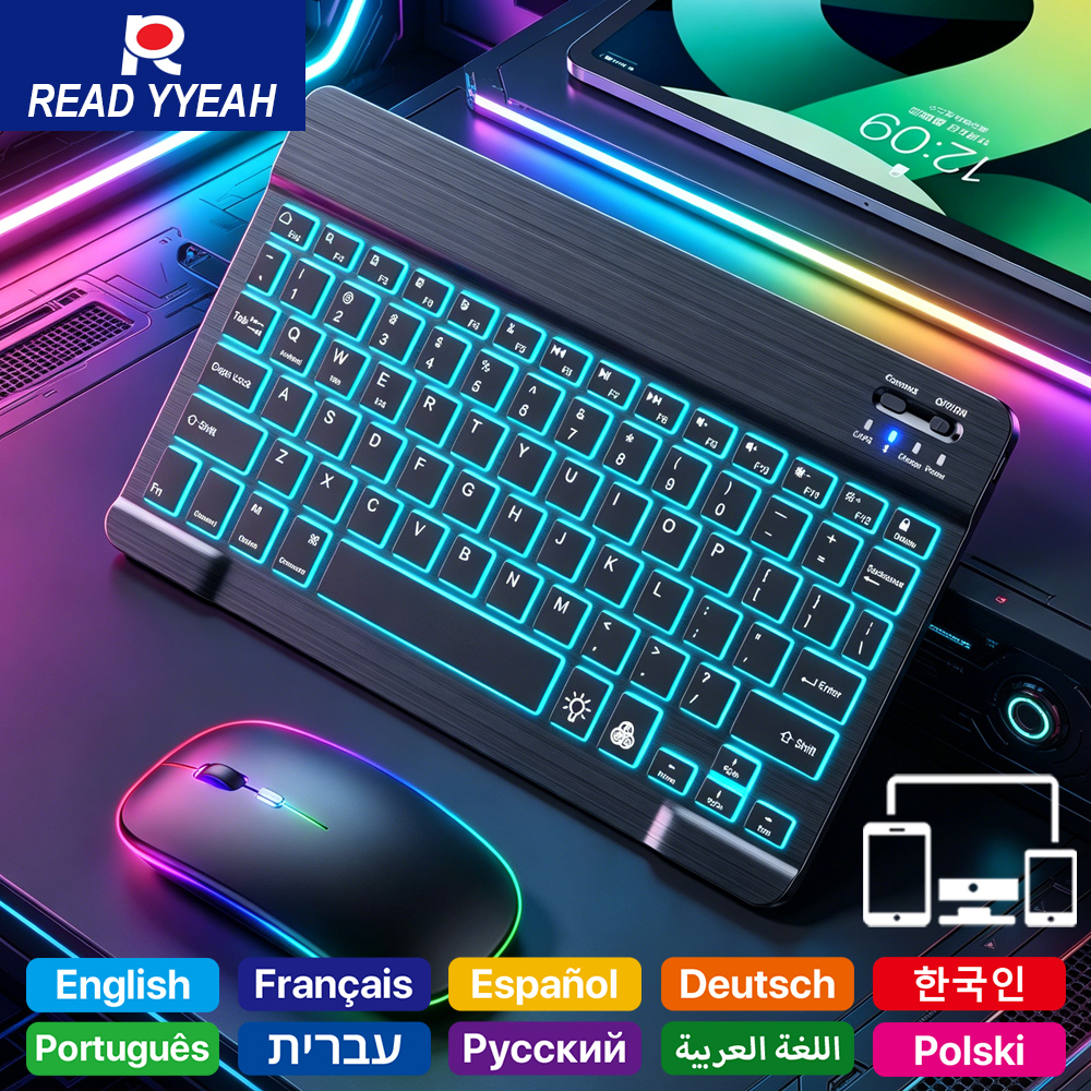 READ YYEAH RGB Backlit Bluetoo - Gaming Keyboard Wireless recensione e prezzo