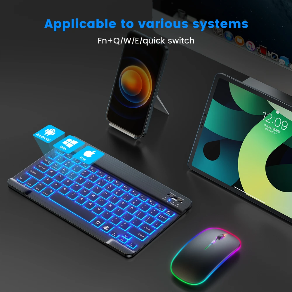 READ YYEAH RGB Backlit Bluetoo - Gaming Keyboard Wireless recensione e prezzo