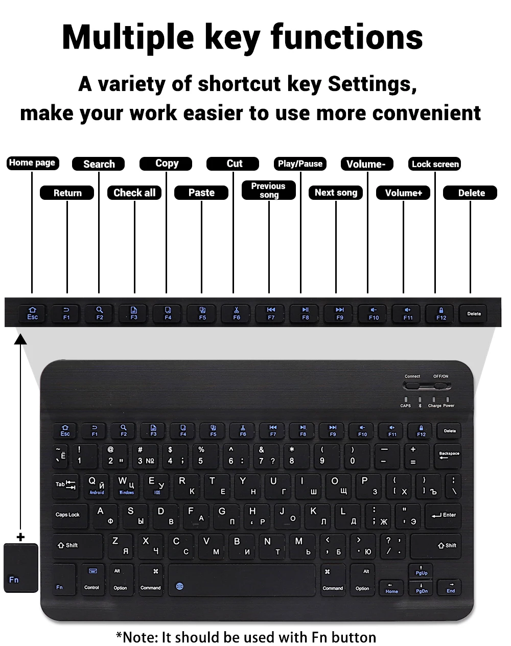READ YYEAH RGB Backlit Bluetoo - Gaming Keyboard Wireless recensione e prezzo
