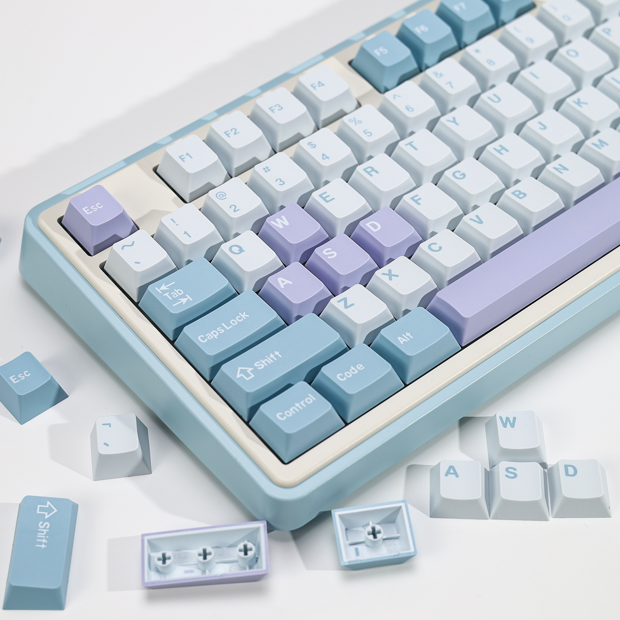 KBDiy Illusion Keycap Retro PB - Gaming Keyboard No Number Pad recensione e prezzo