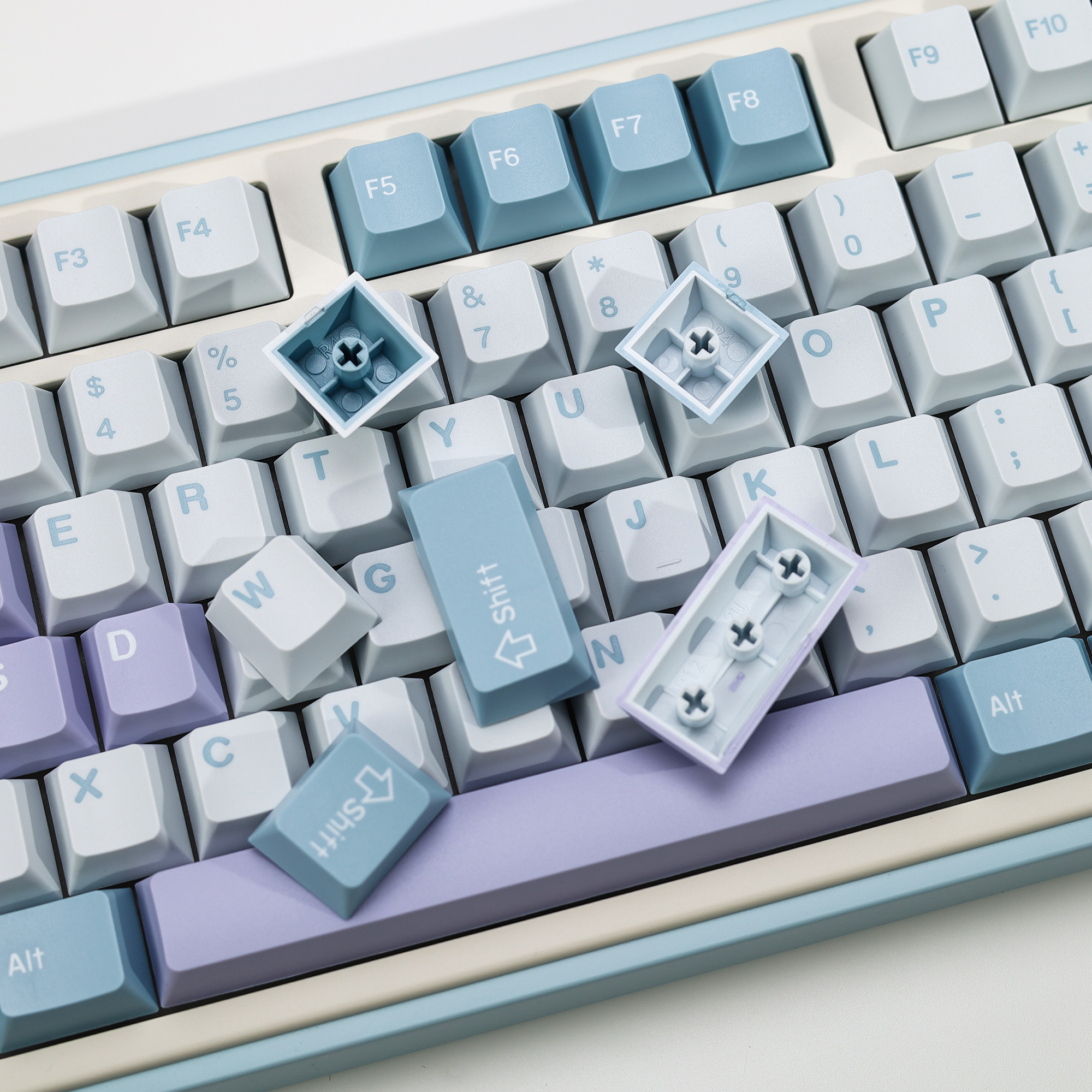 KBDiy Illusion Keycap Retro PB - Gaming Keyboard No Number Pad recensione e prezzo