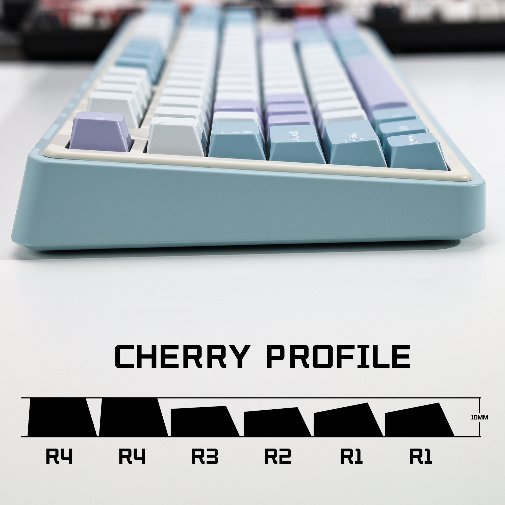 KBDiy Illusion Keycap Retro PB - Gaming Keyboard No Number Pad recensione e prezzo