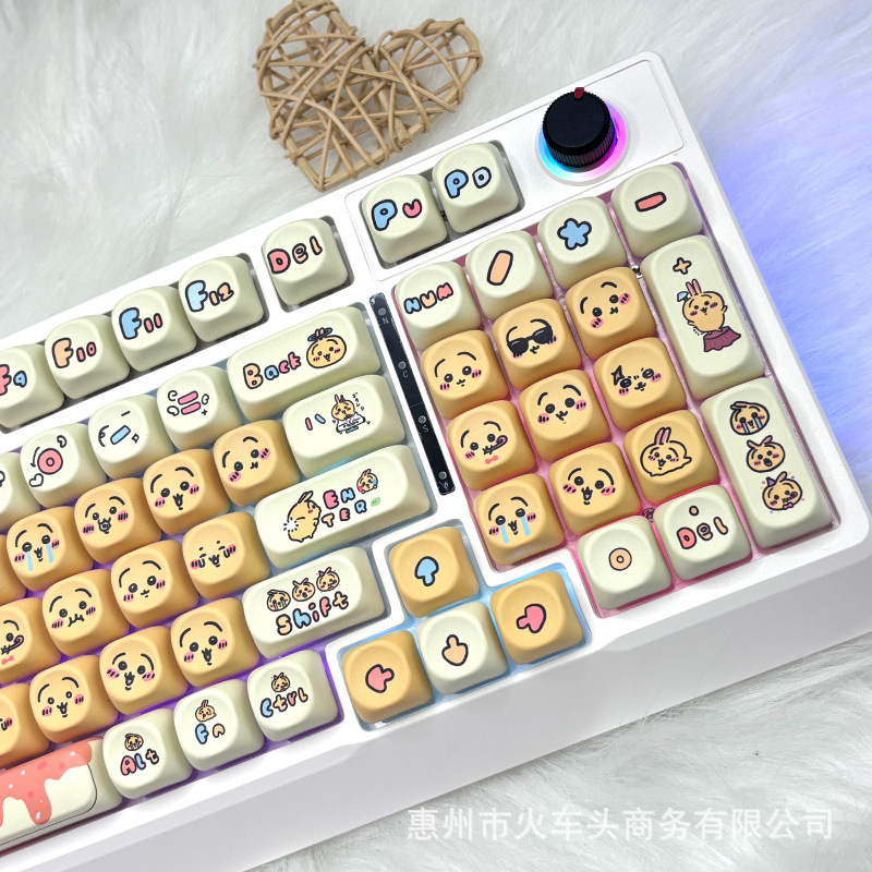Chiikawa Cute Emoji Keycap Set - Gaming Keyboard Emoji recensione e prezzo