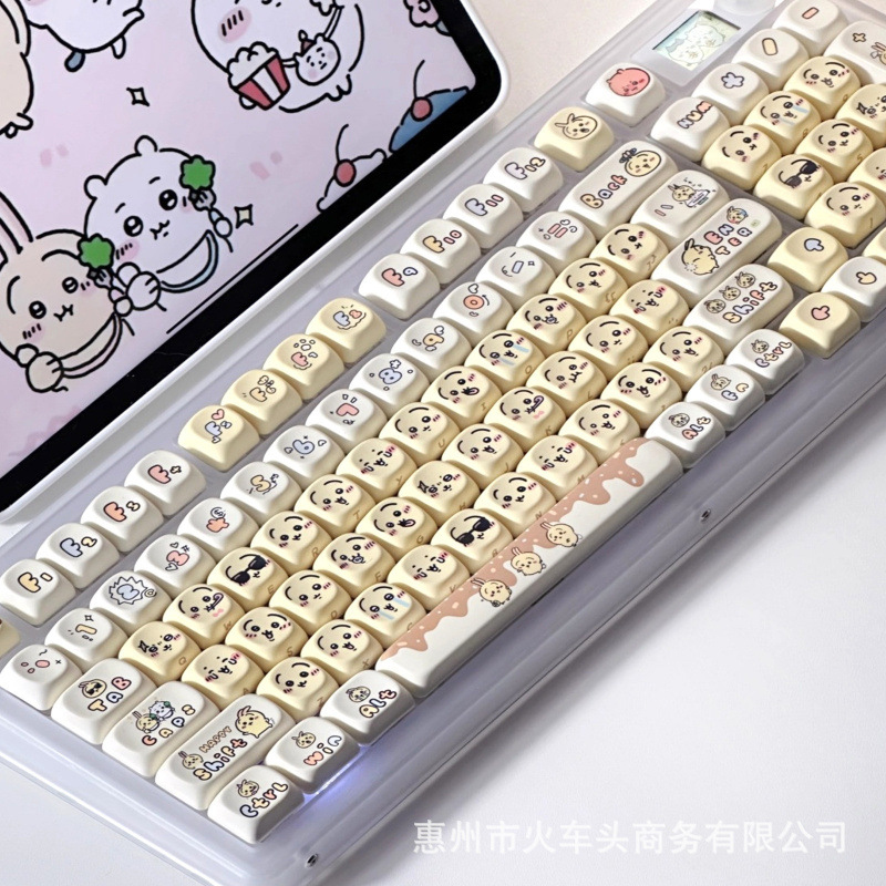 Chiikawa Cute Emoji Keycap Set - Gaming Keyboard Emoji recensione e prezzo