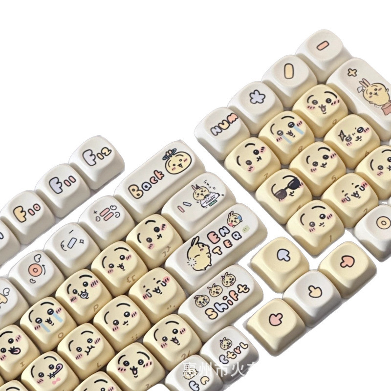 Chiikawa Cute Emoji Keycap Set - Gaming Keyboard Emoji recensione e prezzo