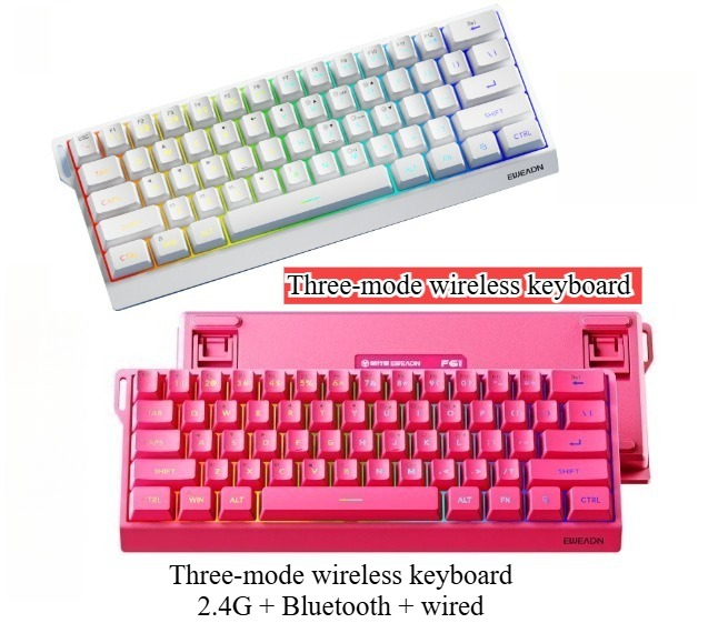 61 keys wireless Mini keyboard - Gaming Keyboard No Noise recensione e prezzo