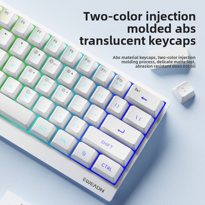 61 keys wireless Mini keyboard - Gaming Keyboard No Noise recensione e prezzo