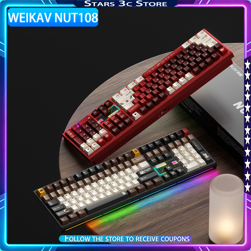 WEIKAV NUT108 Mechanical Keybo - Gaming Keyboard Ergo recensione e prezzo