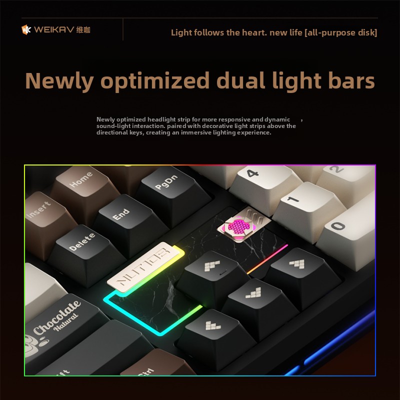 WEIKAV NUT108 Mechanical Keybo - Gaming Keyboard Ergo recensione e prezzo