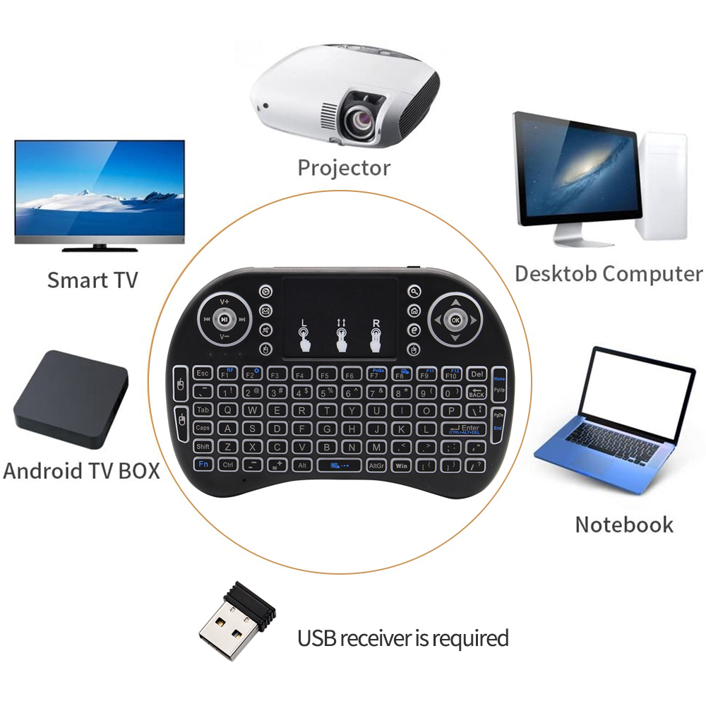 Backlit English Russian French - Gaming Keyboard Wireless recensione e prezzo