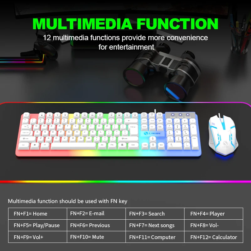 NG GTX350 Gaming Keyboard Mous - Gaming Keyboard Mouse Set recensione e prezzo