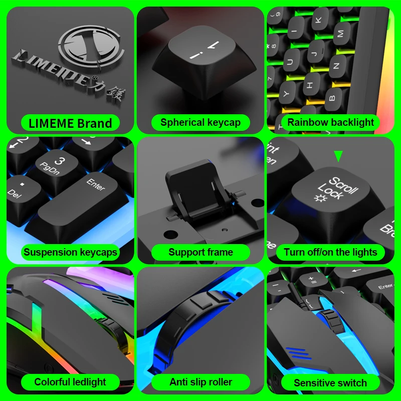 NG GTX350 Gaming Keyboard Mous - Gaming Keyboard Mouse Set recensione e prezzo