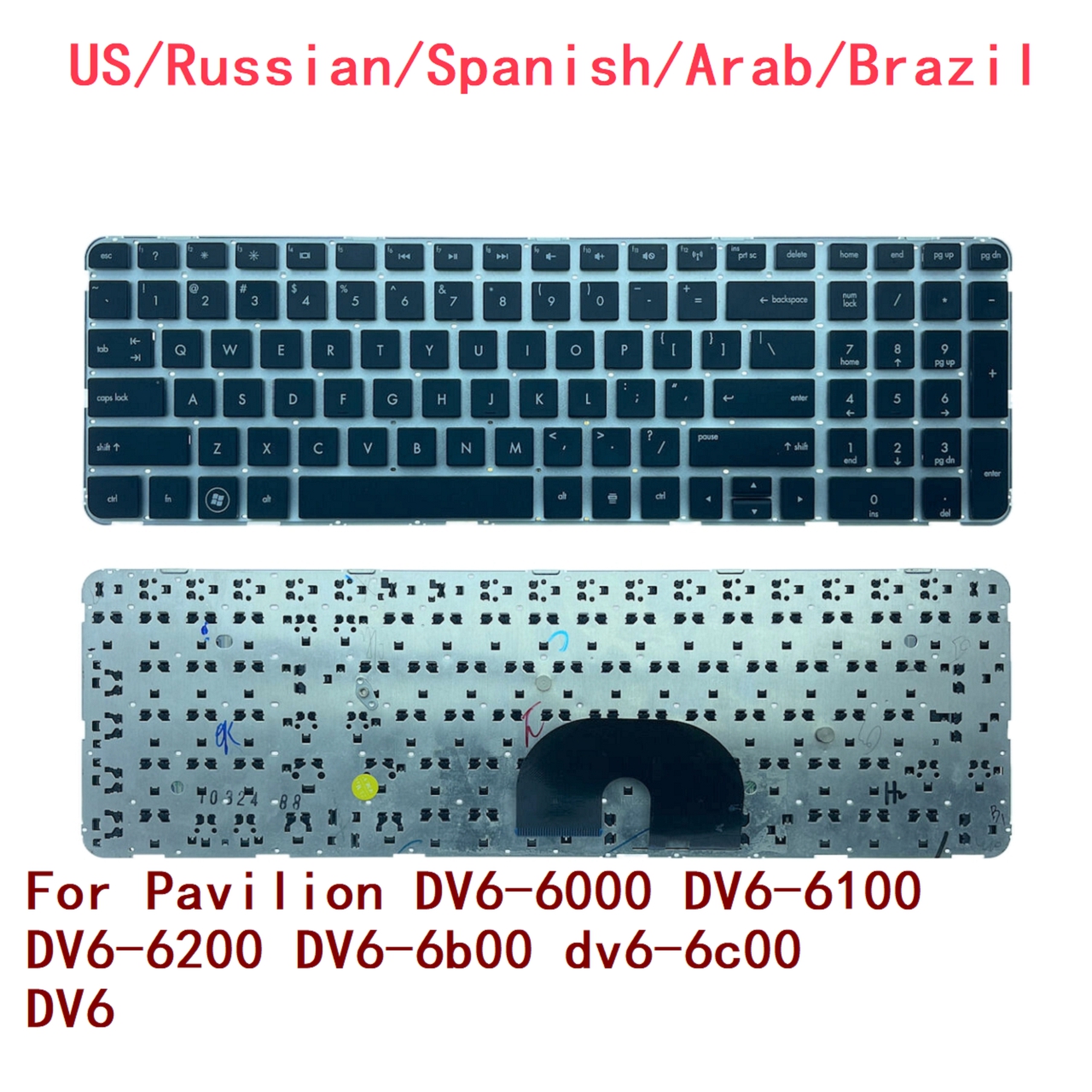 New US Russian Spanish Arab Br - Gaming Keyboard Hp recensione e prezzo
