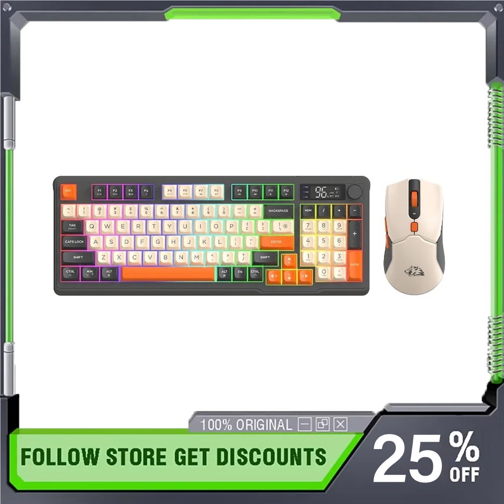 FreeWolf T96 Wireless Bluetoot - Gaming Keyboard Mouse Set recensione e prezzo