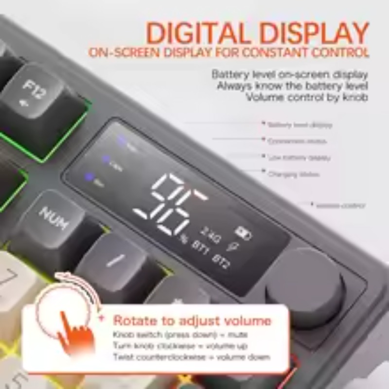 FreeWolf T96 Wireless Bluetoot - Gaming Keyboard Mouse Set recensione e prezzo