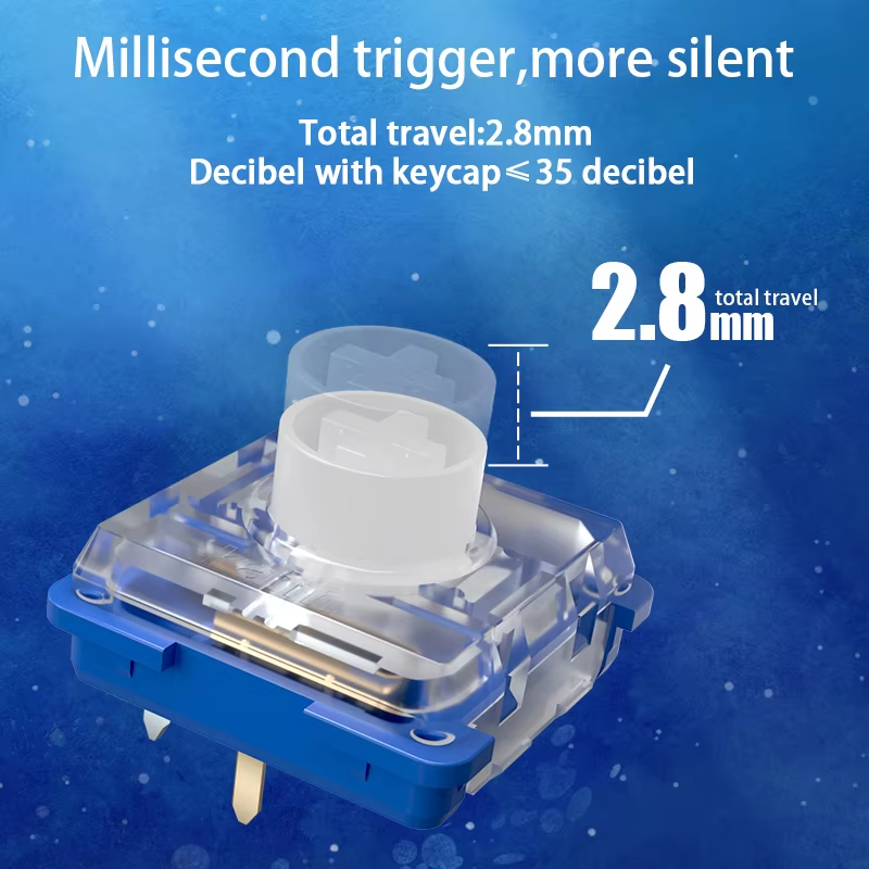 Kailh Deep Sea Silent Mini Hit - Gaming Keyboard Ergo recensione e prezzo