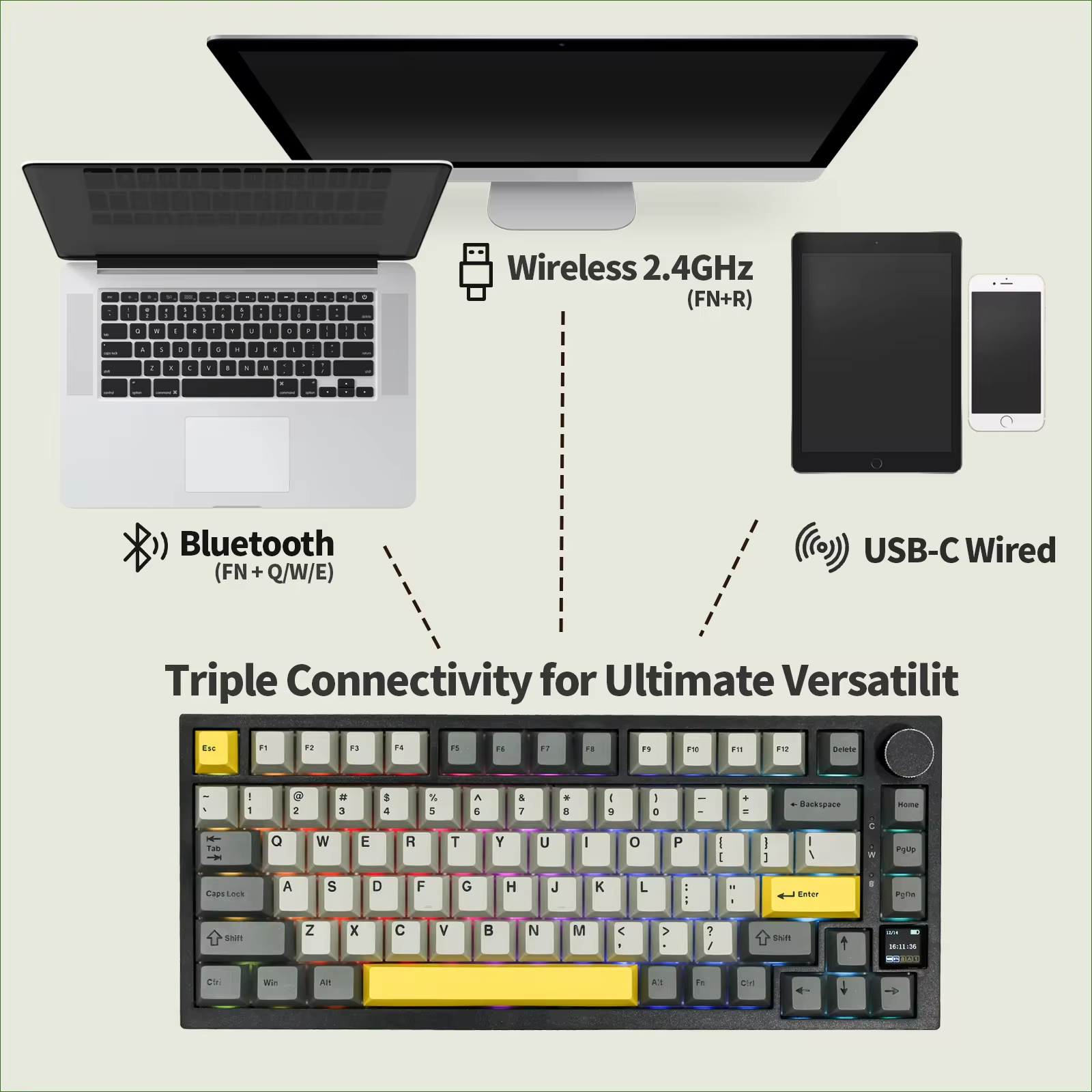 Ajazz AK820 Pro 75% Gasket-mou - Gaming Keyboard Mobile recensione e prezzo