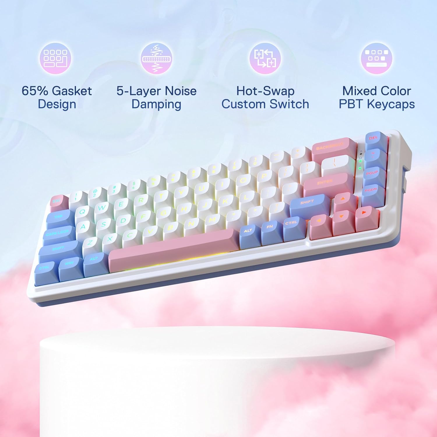 Redragon K709 PRO 65% Wireless - Gaming Keyboard No Noise recensione e prezzo