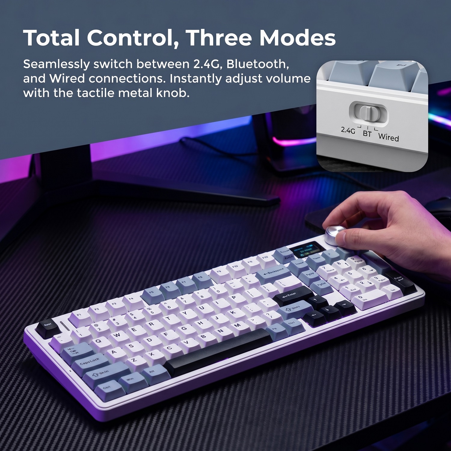 New AULA F99 Max Gasket Mechan - Gaming Keyboard Wireless recensione e prezzo