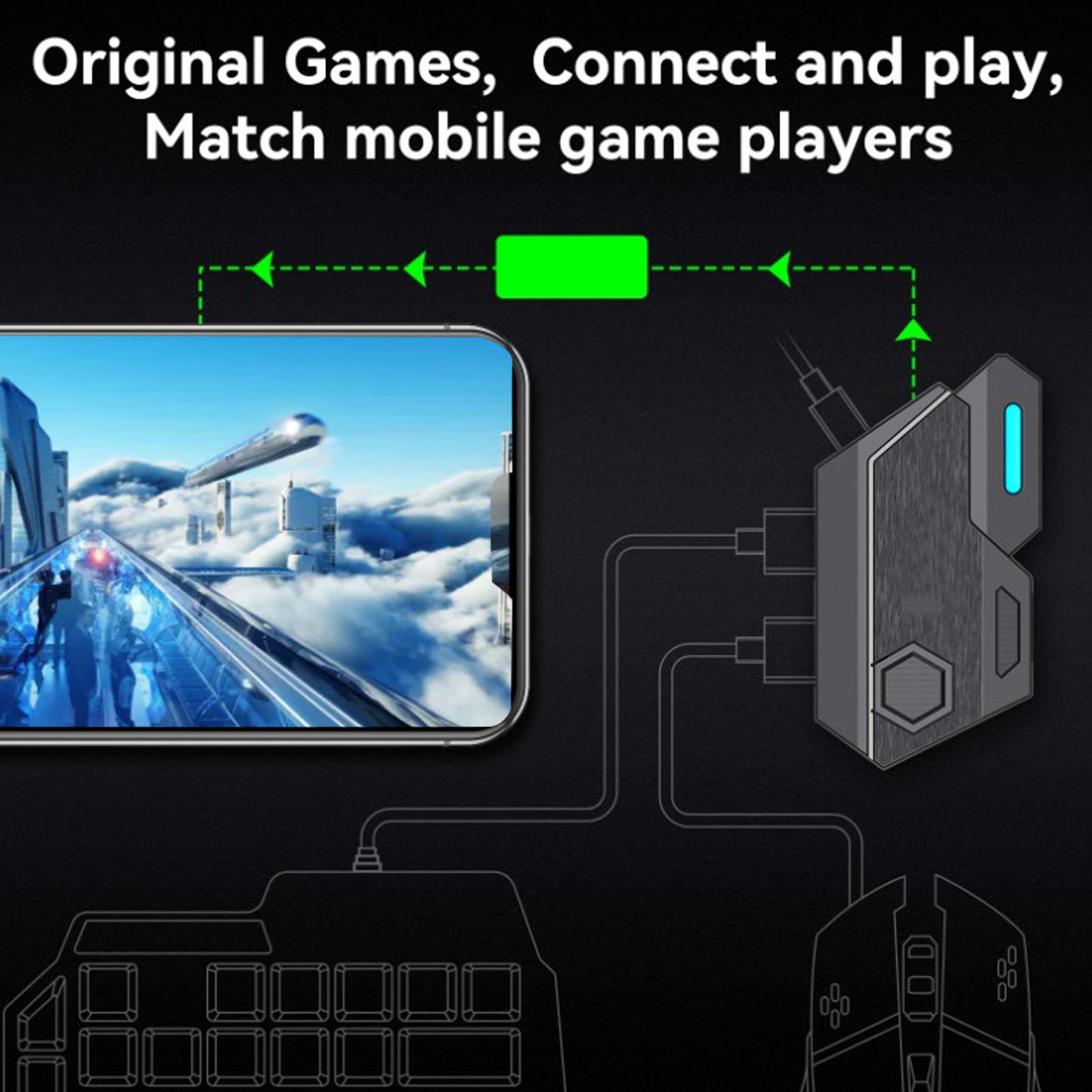 Mobile Game Combo Pack Bluetoo - Gaming Keyboard Hand recensione e prezzo