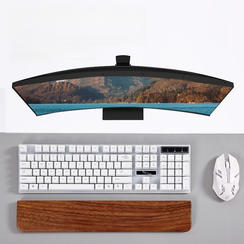 Solid Wood Keyboard Palm Rest  - Gaming Keyboard Ergo recensione e prezzo