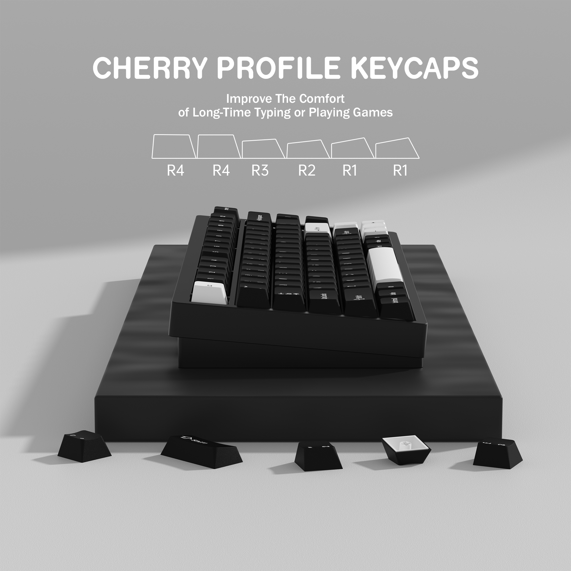 KBDiy GMK WOB Keycap Cherry Pr - Gaming Keyboard No Number Pad recensione e prezzo