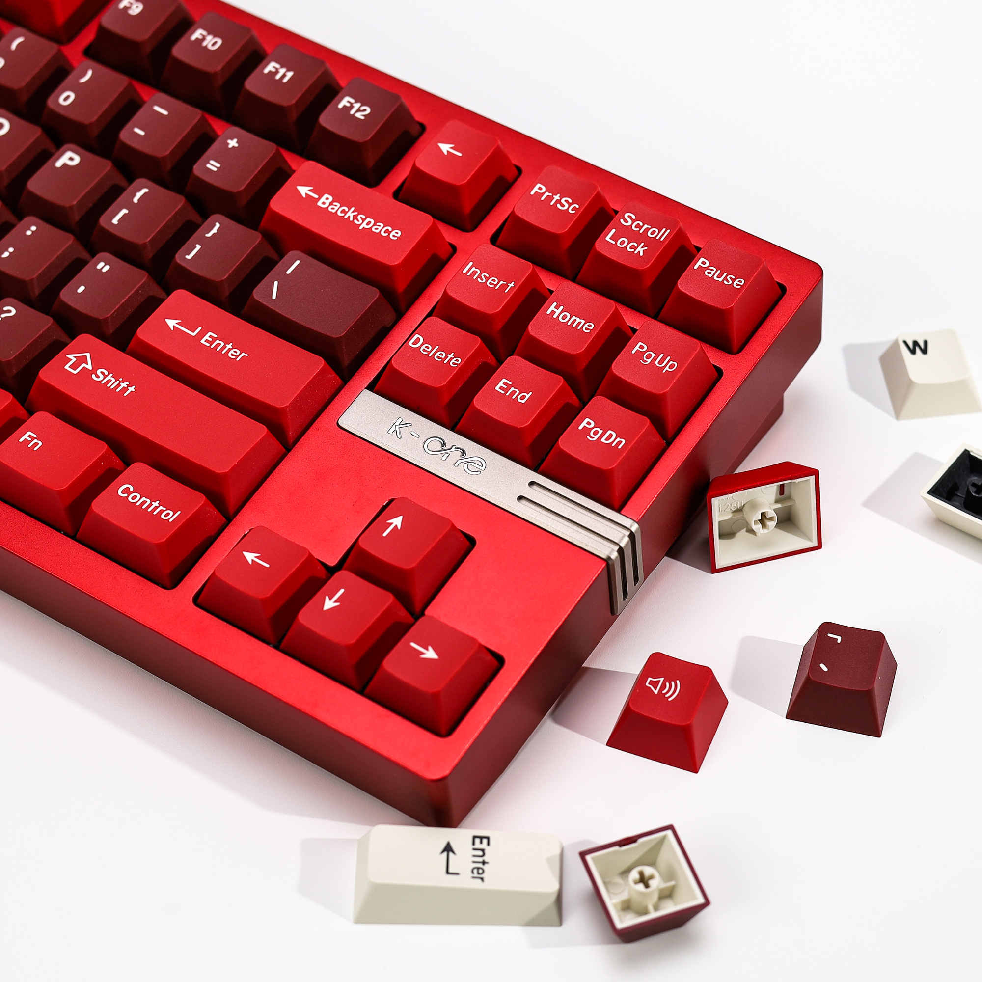 KBDiy GMK Jamon Keycap Red Ret - Gaming Keyboard No Number Pad recensione e prezzo