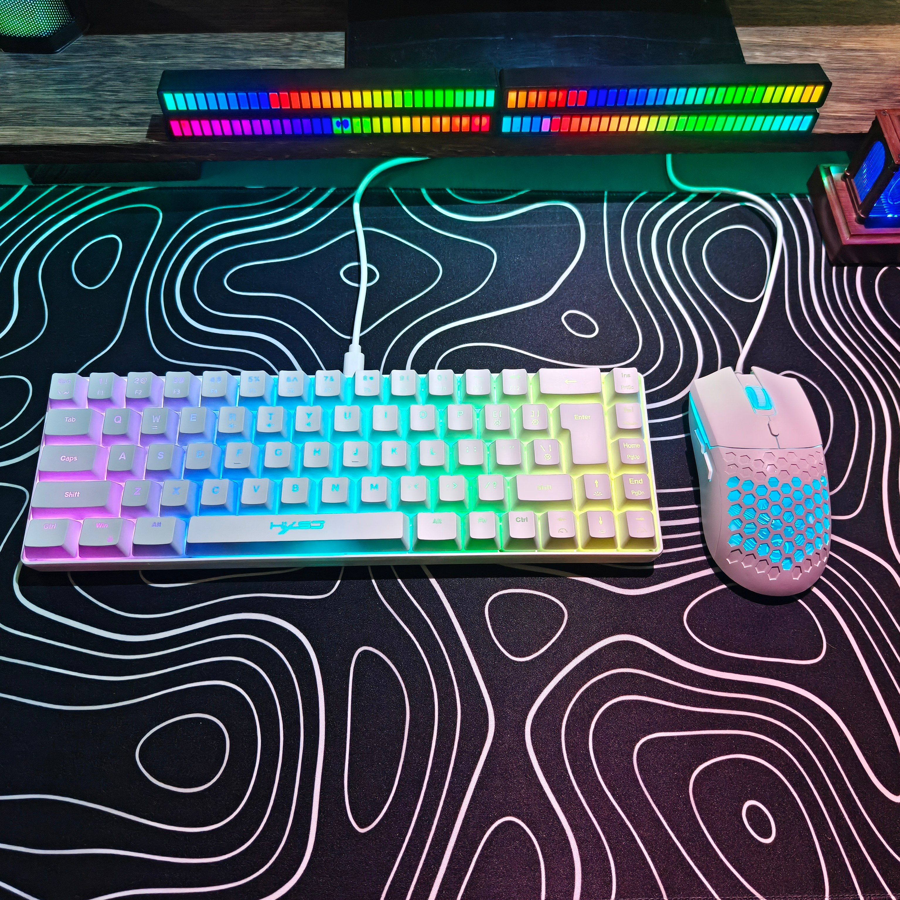 Compact HXSJ 68-Key Mouse and  - Gaming Keyboard Mouse Set recensione e prezzo