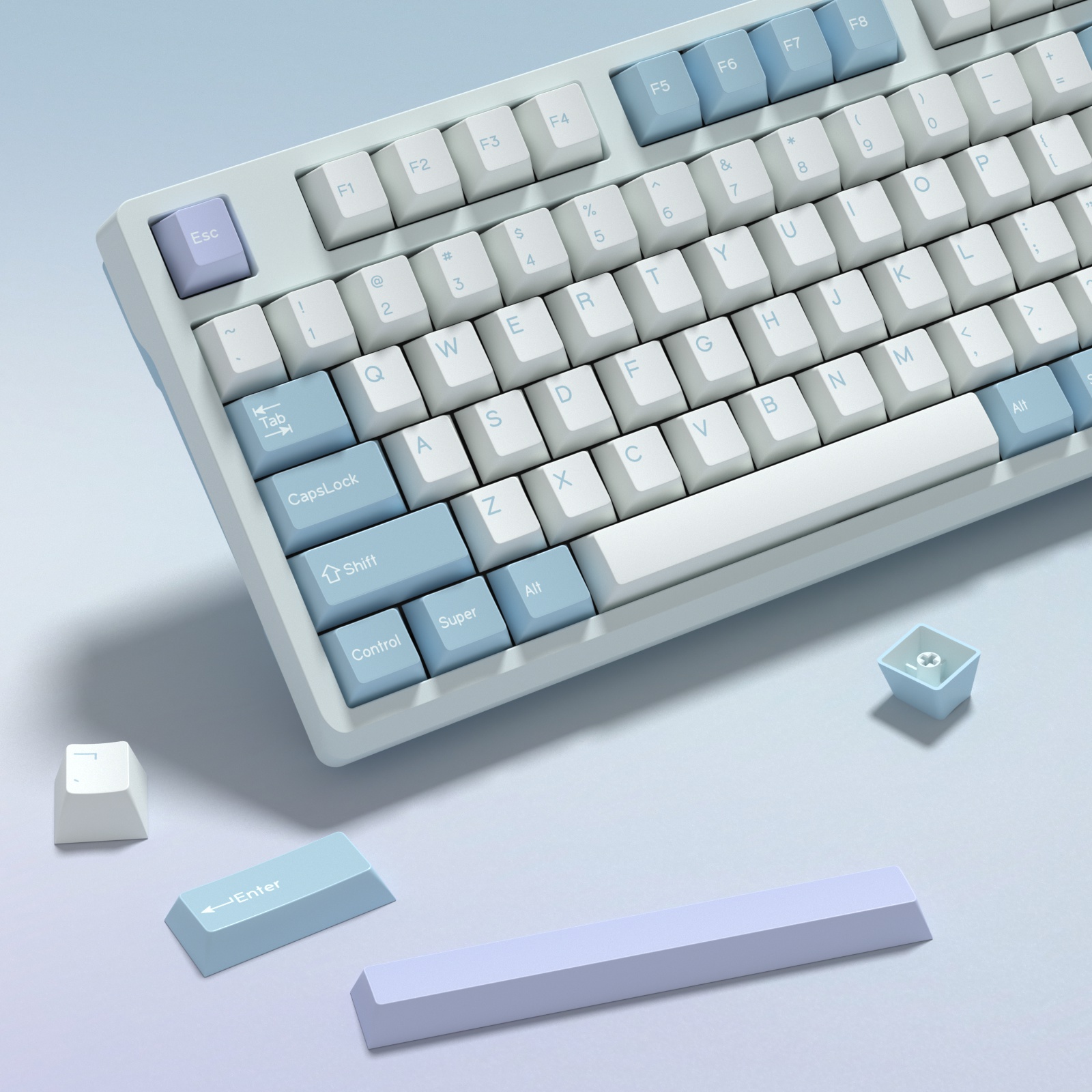 KBDiy GMK Illusion Keycap Cher - Gaming Keyboard No Number Pad recensione e prezzo