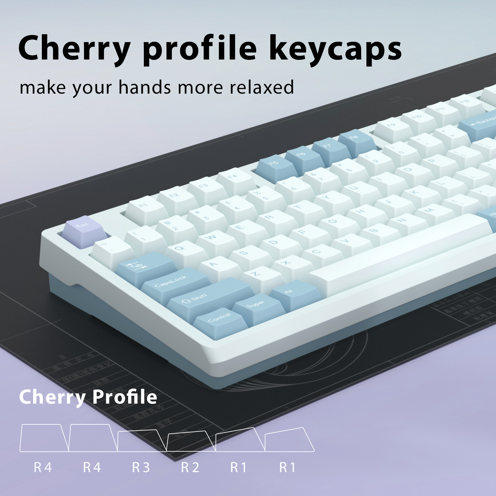 KBDiy GMK Illusion Keycap Cher - Gaming Keyboard No Number Pad recensione e prezzo