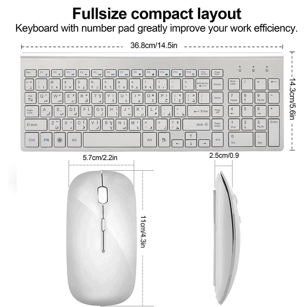 Arabic Enghish Character Slim  - Gaming Keyboard Mobile recensione e prezzo