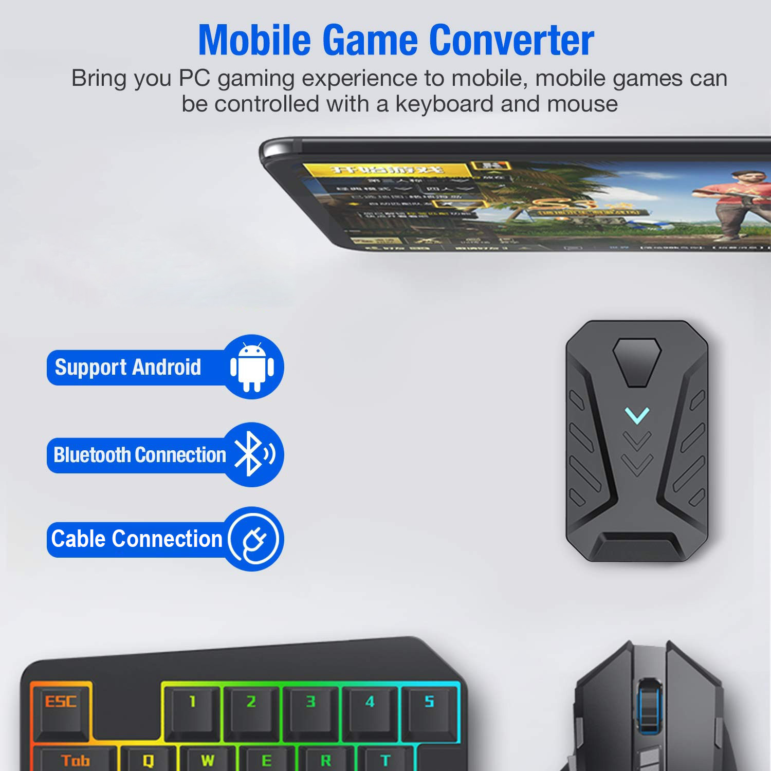 Mobile Games Converter Gaming  - Gaming Keyboard Hand recensione e prezzo