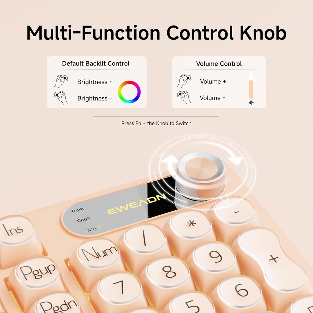 98-Key Creamy Gaming Keyboard  - Gaming Keyboard No Number Pad recensione e prezzo