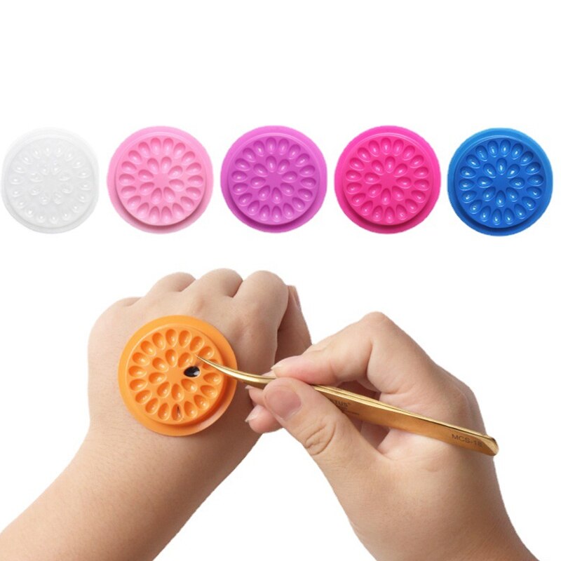 100pcs Eyelash Glue Holder Eye - Gasket Mount Kit recensione e prezzo
