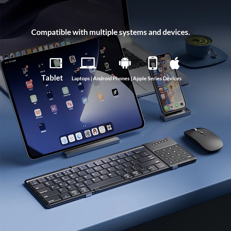 Mengzu Tri Fold Wireless Bluet - Gaming Keyboard Wireless recensione e prezzo