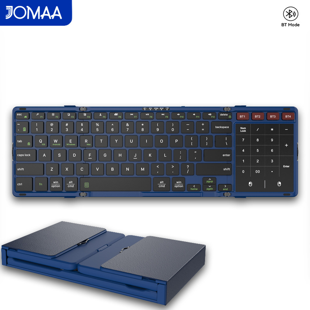 JOMAA Foldable Bluetooth Keybo - Gaming Keyboard No Number Pad recensione e prezzo