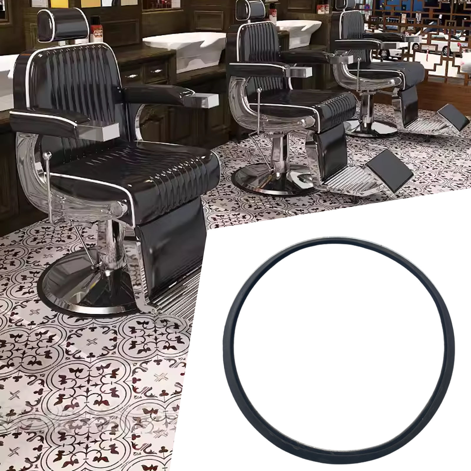 Barber Chair Rubber Base Ring  - Gasket Mount Kit recensione e prezzo