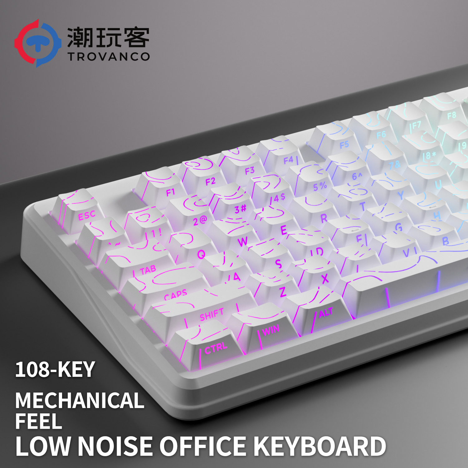 V108 Pro Wired&Wirel Keyboard  - Gaming Keyboard No Noise recensione e prezzo
