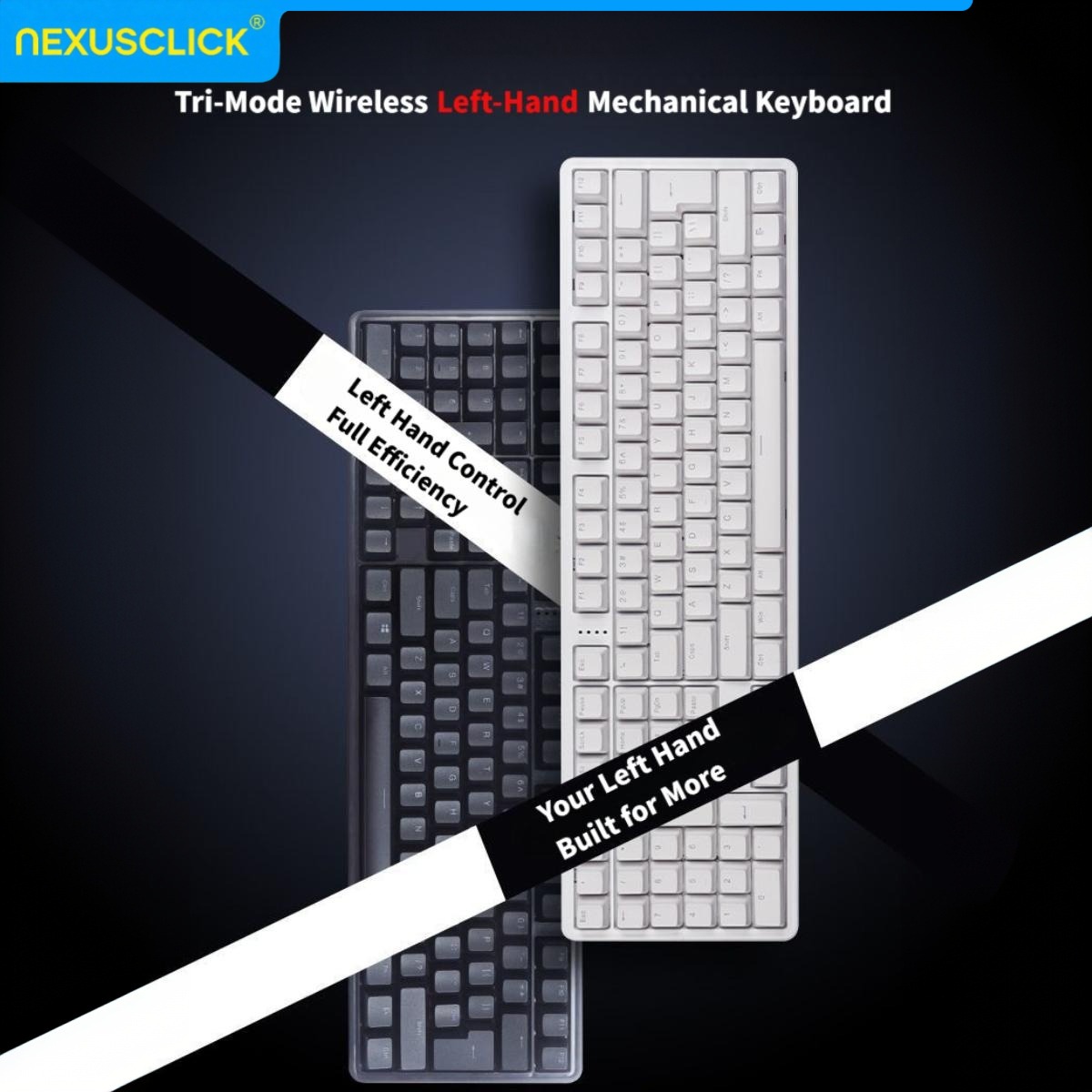 NexusClick Ergonomic Left Hand - Gaming Keyboard No Number Pad recensione e prezzo