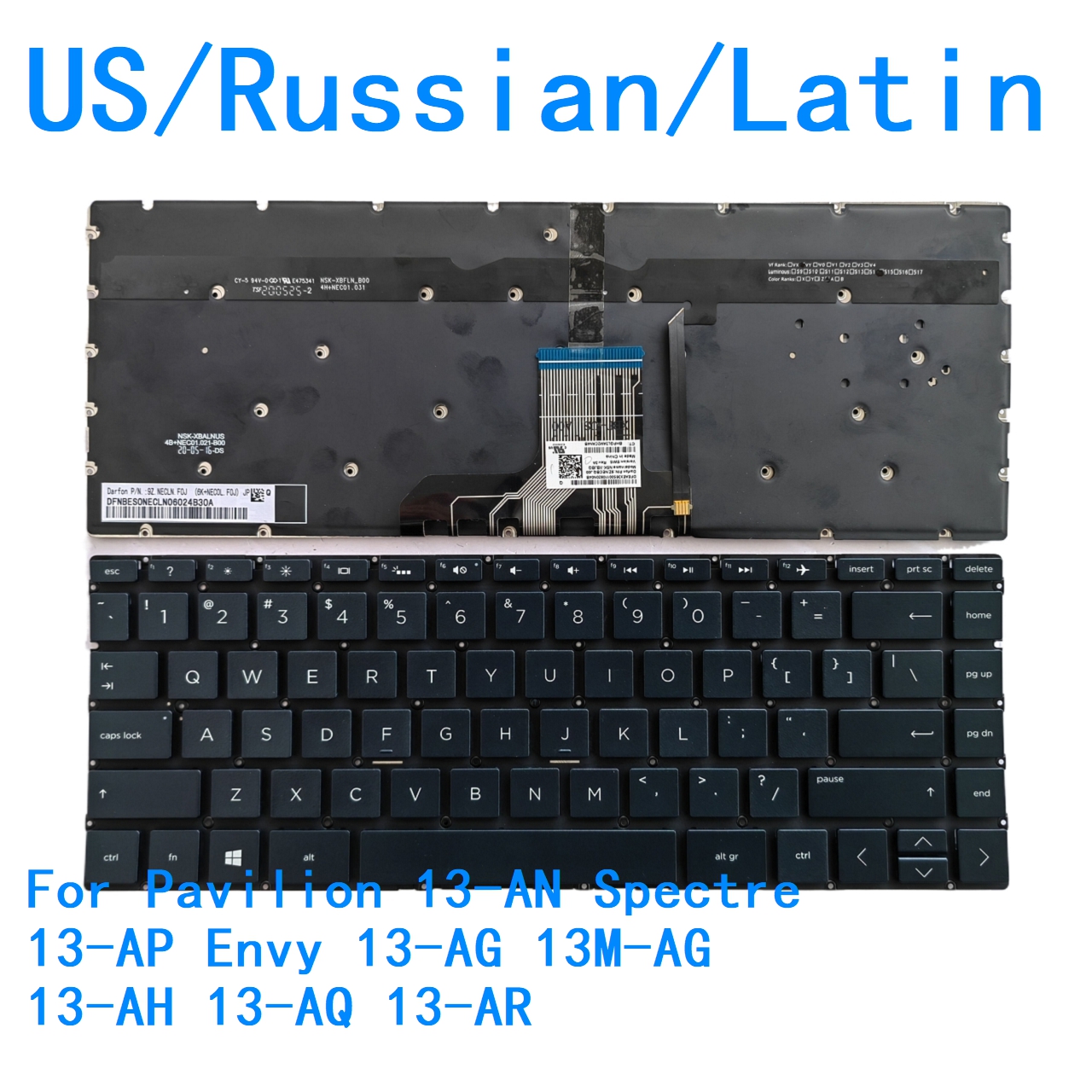 New US Russian Latin language  - Gaming Keyboard Hp recensione e prezzo